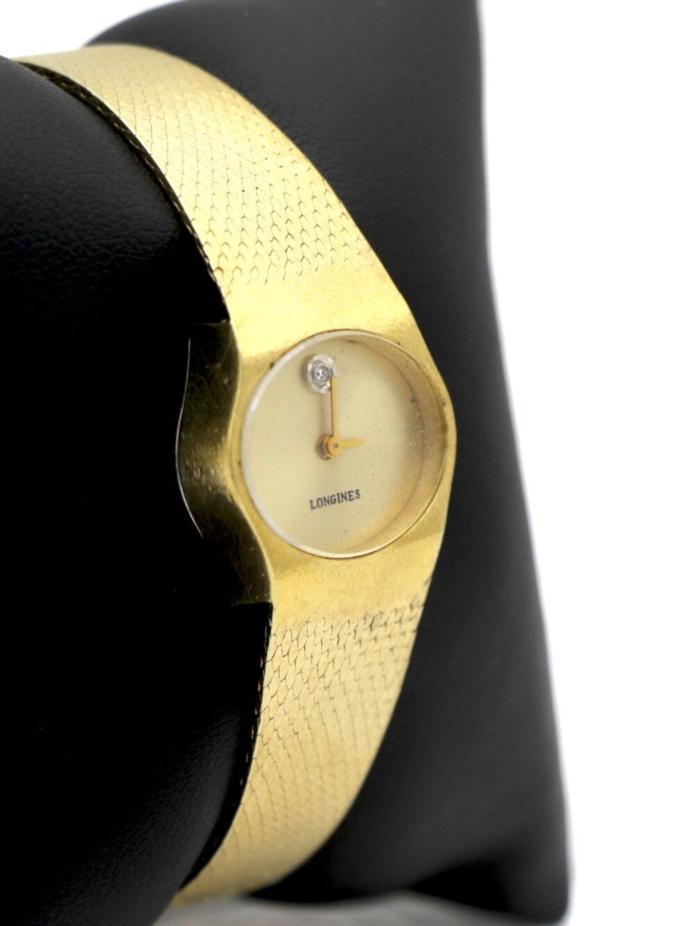 Longines Vintage Gold-Tone Diamond Handwind Watch